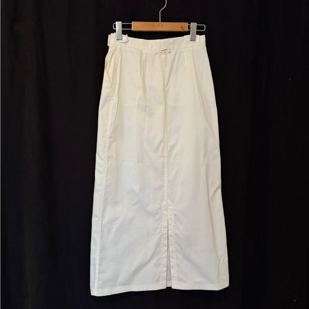 NWTš¤Vintage Armani Cotton Midi Skirt - Picture 3 of 8